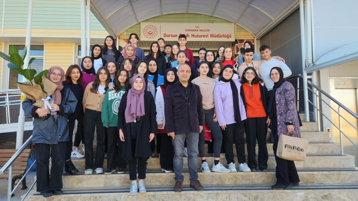Karaman NFK SBL ÇEDES Projesi  öğrencileri Dursun Fakih Huzurevini ziyaret etti