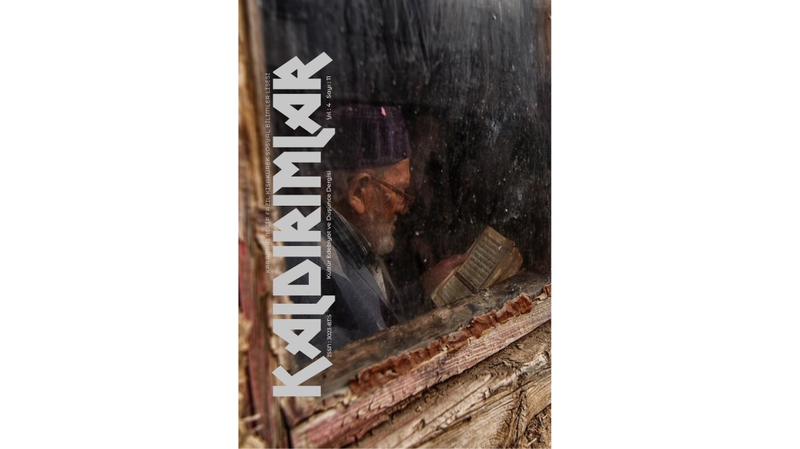 KALDIRIMLAR DERGİSİNİN 11.SAYISI ÇIKTI